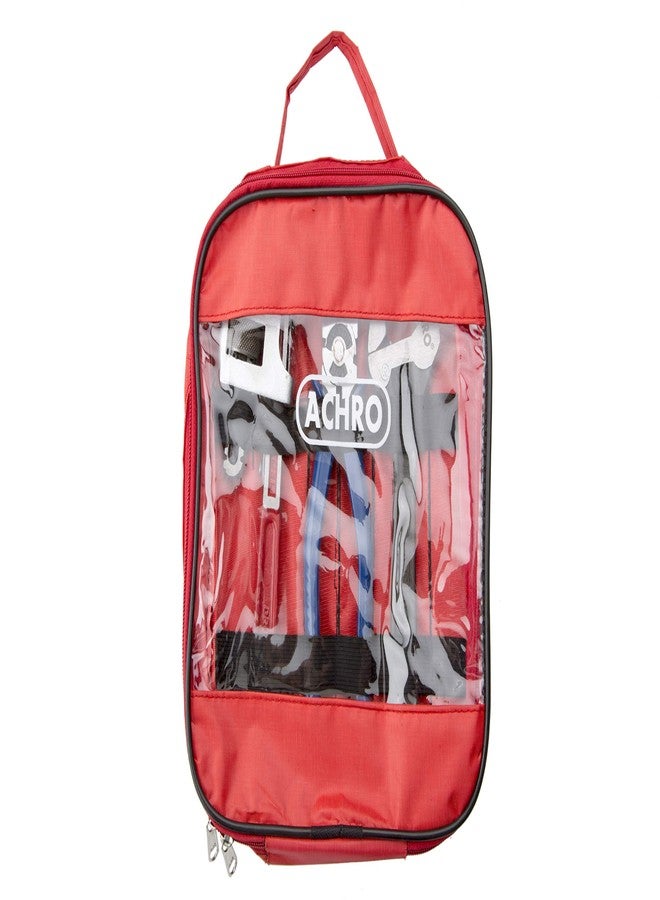 ACHRO Combo Pack of 3 Tool Kits Set for Home (Contains 8 Inch Adjustable Spanner, 8 Inch Combination Plier, 10 Inch Pipe Wrench, Pouch Packing) - Image 3
